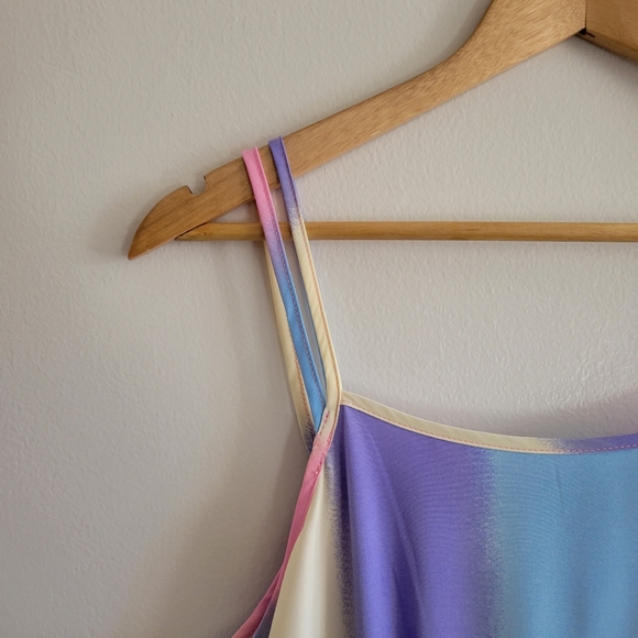 SHEIN | Plus Ombre Pleated Hem Cami Dress - Picture 2 of 7